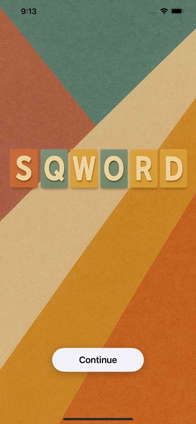 SQWORD title screenshot